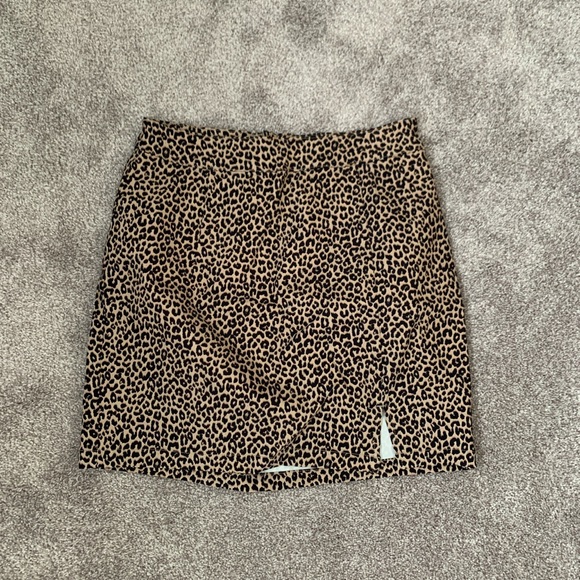 Cheetah skirt from garage